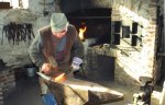 Forging a chisel