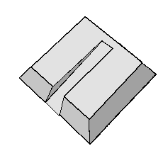 Modell mit Innenrampe für den Bau der Cheops-Pyramide