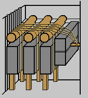 Vorraum mit Fallsteinen - Cheops-Pyramide